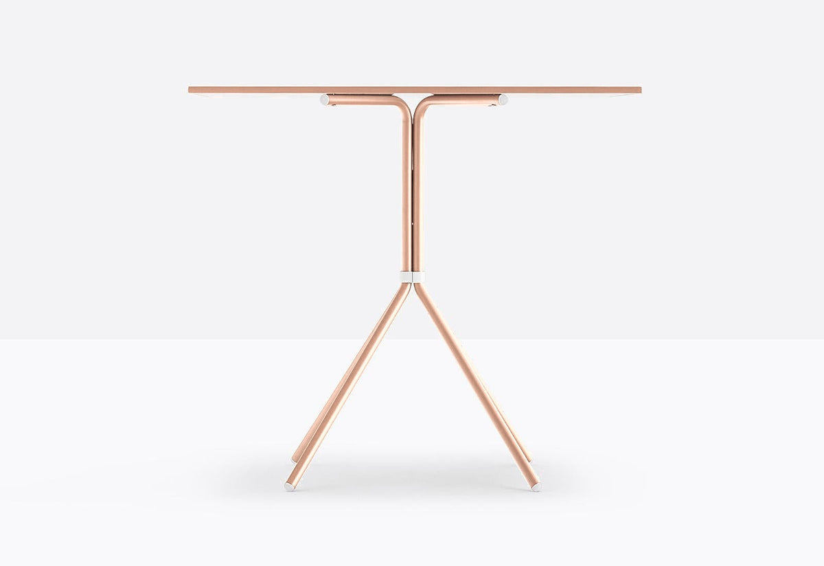 Piètement de table Nolita Pedrali 4 pieds — coloris Rose RA100E