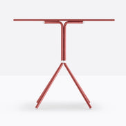 Piètement de table Nolita Pedrali 4 pieds — coloris Rouge foncé RO200E