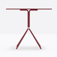 Piètement de table Nolita Pedrali 4 pieds — coloris Bordeaux RO300E