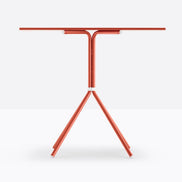 Piètement de table Nolita Pedrali 4 pieds — coloris Rouge RO400E