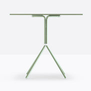 Piètement de table Nolita Pedrali 4 pieds — coloris Vert sauge VE100E