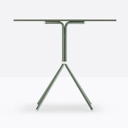 Piètement de table Nolita Pedrali 4 pieds — coloris Vert forêt VE300E