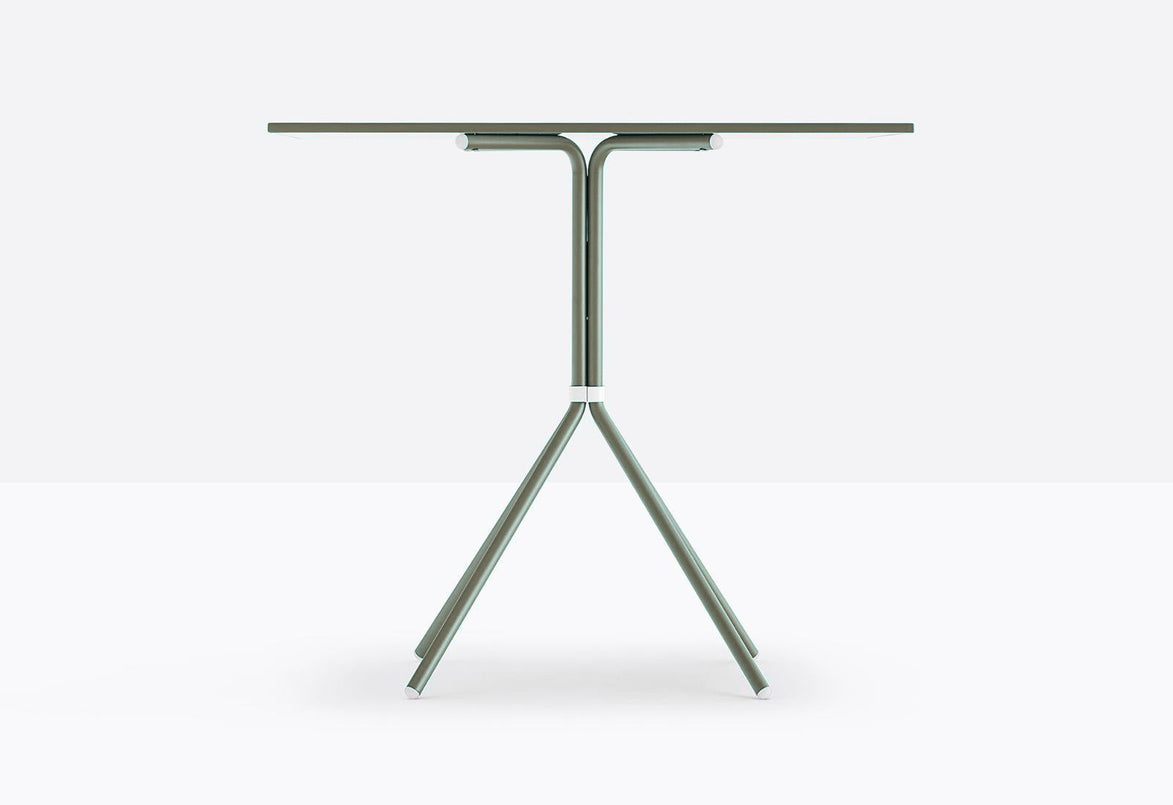 Piètement de table Nolita Pedrali 4 pieds — coloris Vert forêt VE300E