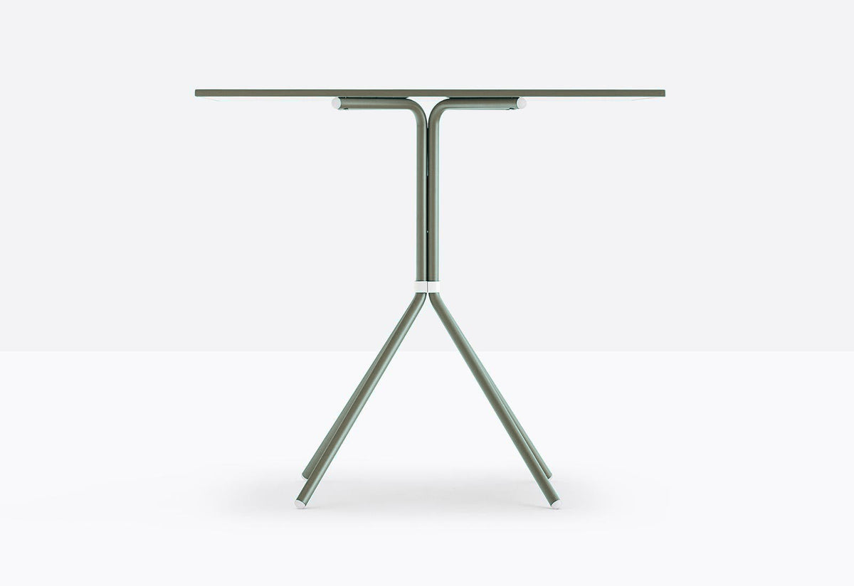 Piètement de table Nolita Pedrali 4 pieds — coloris Vert forêt VE300E