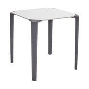 Table One Ezpeleta, structure anthracite, plateau blanc