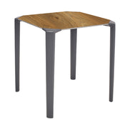 Table One Ezpeleta, structure anthracite, plateau chêne foncé