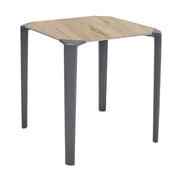 Table One Ezpeleta, structure anthracite, plateau chêne