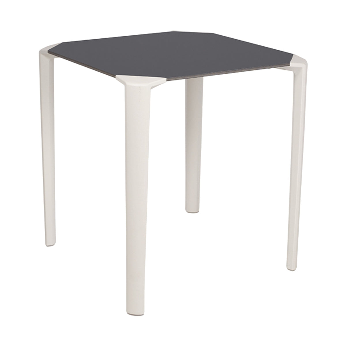 Table One Ezpeleta, structure blanc, plateau anthracite