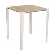 Table One Ezpeleta, structure blanc, plateau chêne