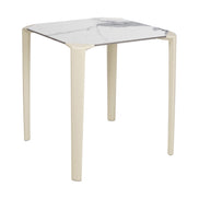Table One Ezpeleta, structure sand, plateau marbre blanc