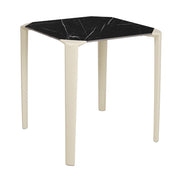 Table One Ezpeleta, structure sand, plateau marbre noir