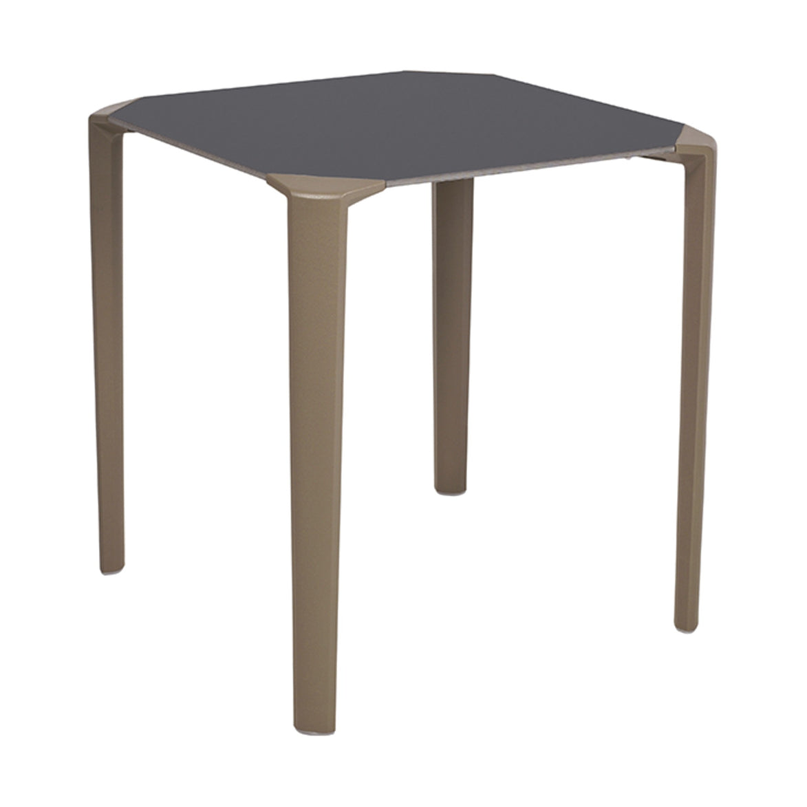 Table One Ezpeleta, structure taupe, plateau anthracite