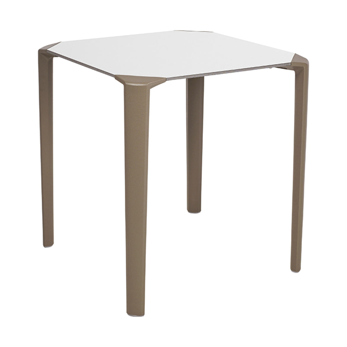 Table One Ezpeleta, structure taupe, plateau blanc