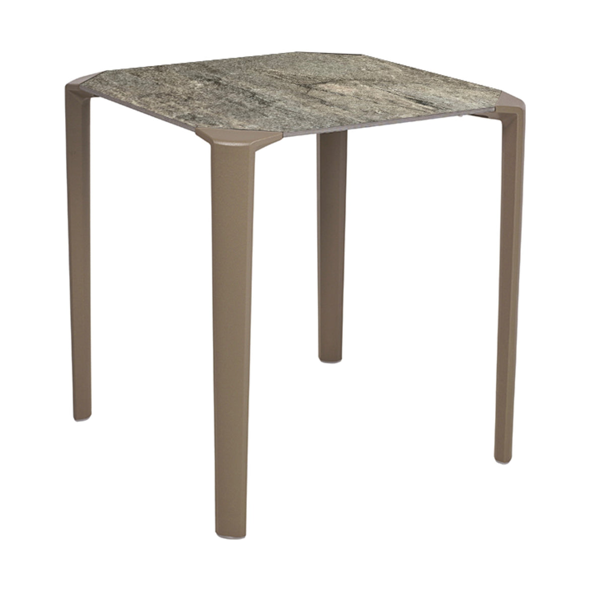 Table One Ezpeleta, structure taupe, plateau stone