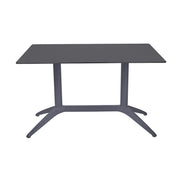 Table Quatro Duo Fix Ezpeleta, structure anthracite, plateau anthracite
