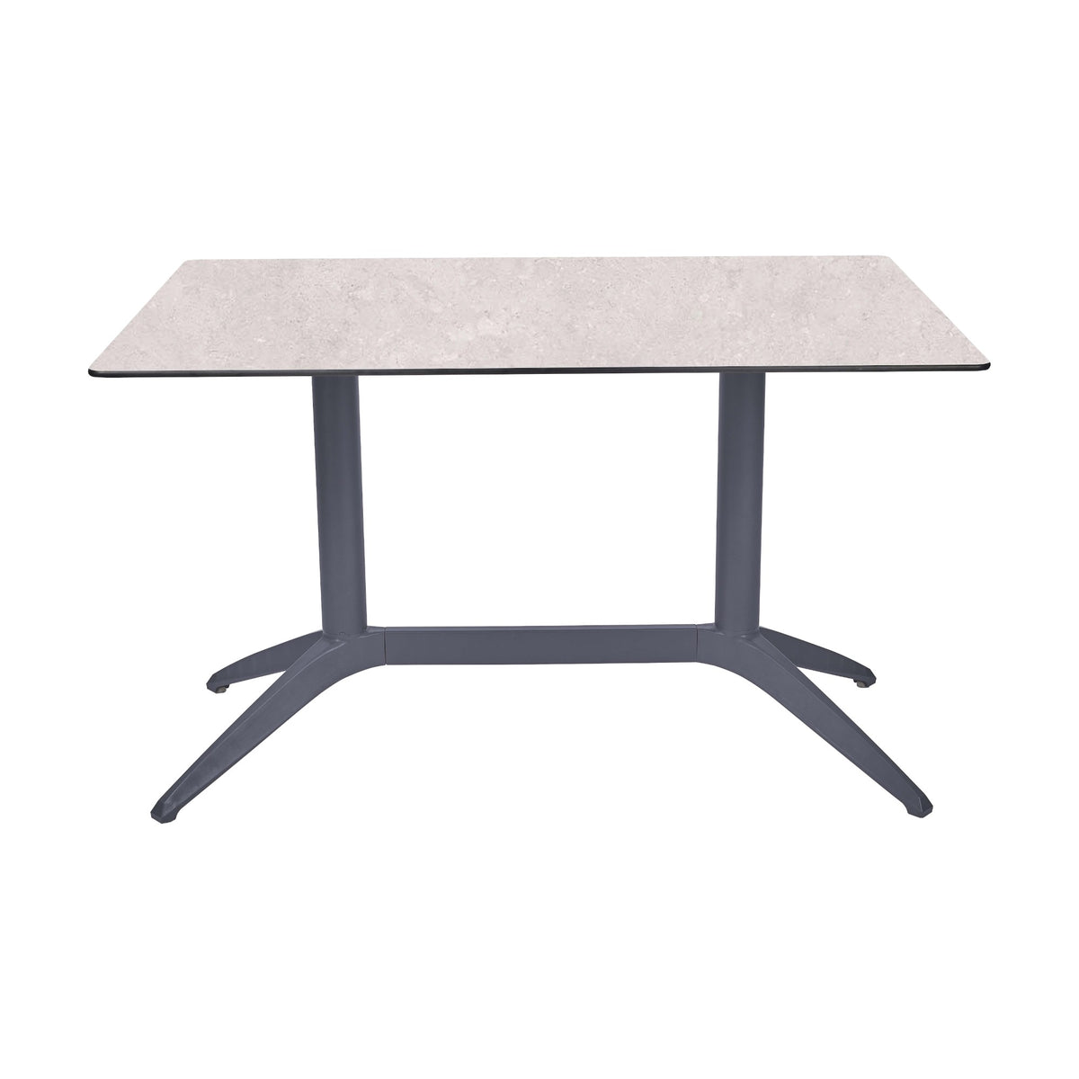 Table Quatro Duo Fix Ezpeleta, structure anthracite, plateau minéral