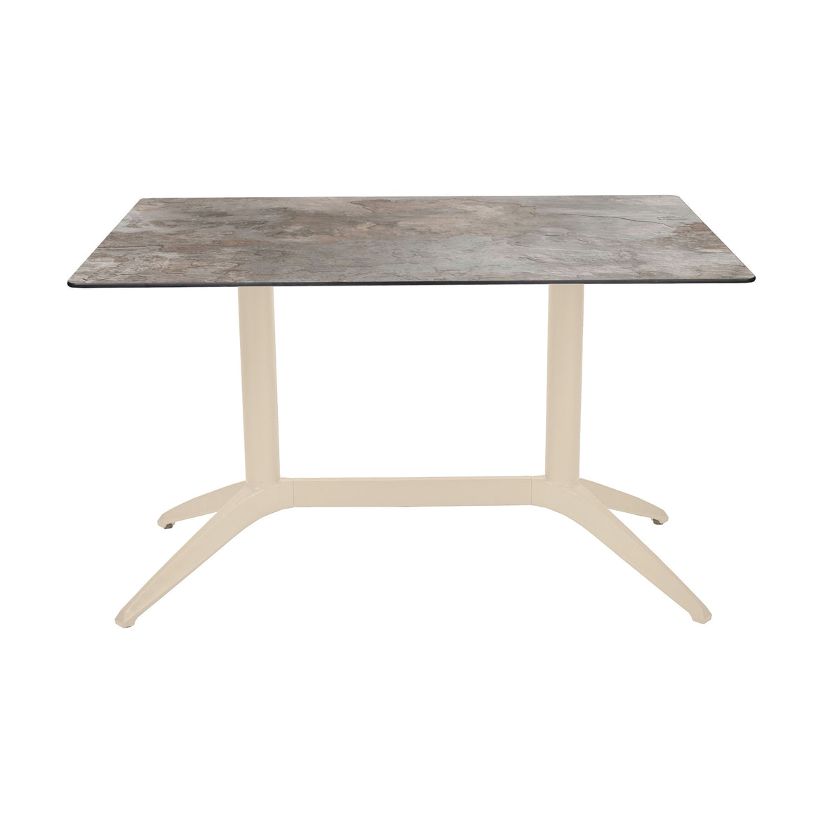 Table Quatro Duo Fix Ezpeleta, structure sand, plateau stone