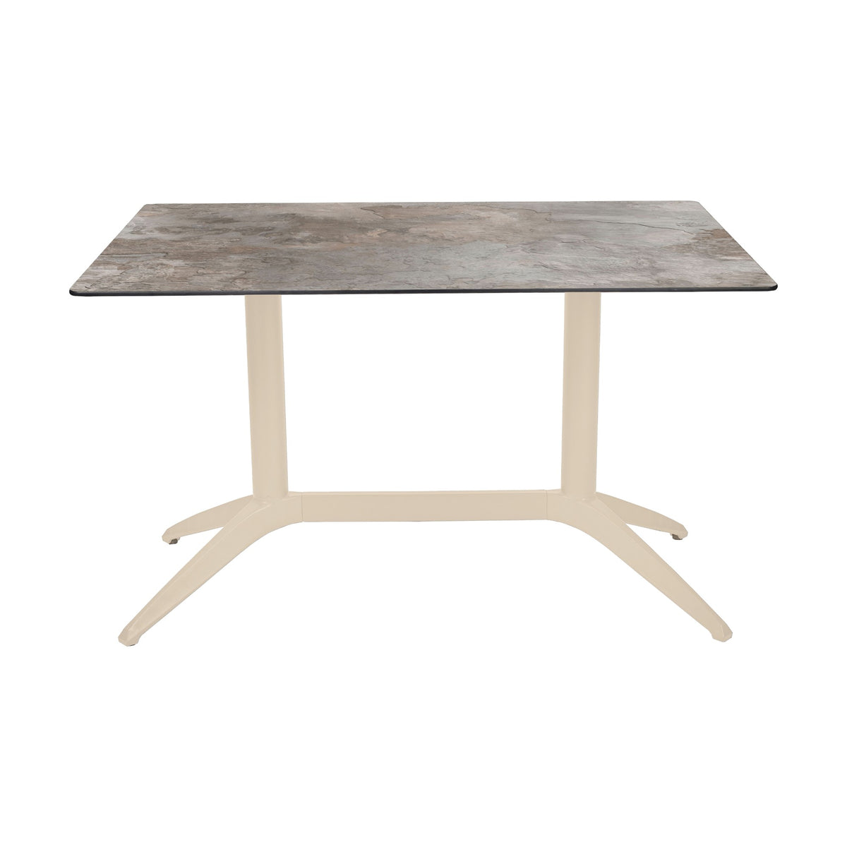 Table Quatro Duo Fix Ezpeleta, structure sand, plateau stone