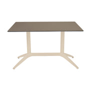 Table Quatro Duo Fix Ezpeleta, structure sand, plateau taupe