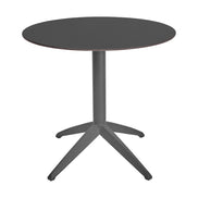 Table Quatro Fix Ezpeleta ronde, structure anthracite, plateau anthracite