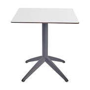 Table Quatro Fold Ezpeleta structure Anthracite, plateau Blanc