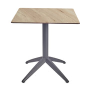 Table Quatro Fold Ezpeleta structure Anthracite, plateau Chêne
