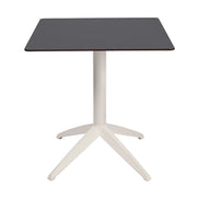 Table Quatro Fold Ezpeleta structure Blanc, plateau Anthracite