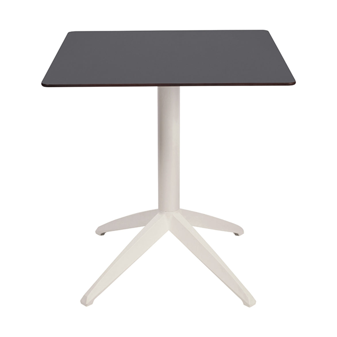 Table Quatro Fold Ezpeleta structure Blanc, plateau Anthracite