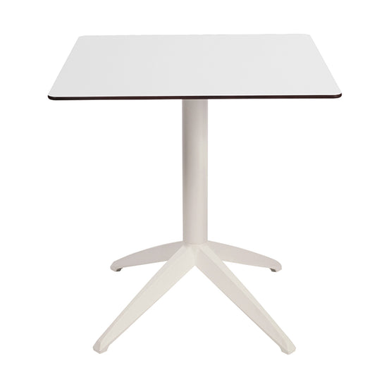 Table Quatro Fold Ezpeleta structure Blanc, plateau Blanc