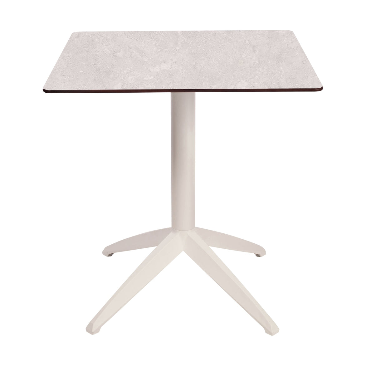 Table Quatro Fold Ezpeleta structure Blanc, plateau Minéral