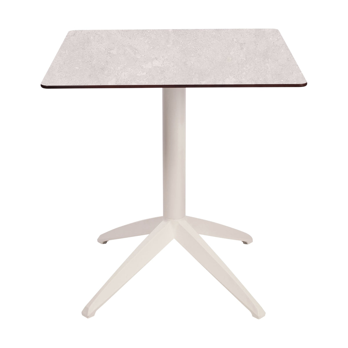 Table Quatro Fold Ezpeleta structure Blanc, plateau Minéral