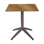 Table Quatro Fold Ezpeleta structure Moka, plateau Chêne foncé