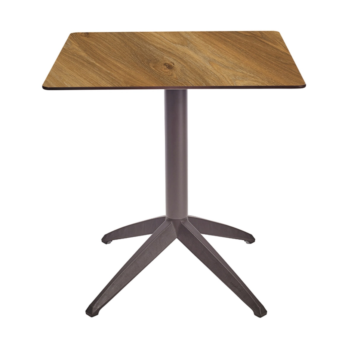 Table Quatro Fold Ezpeleta structure Moka, plateau Chêne foncé