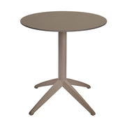 Table Quatro Fold ronde Ezpeleta structure Taupe, plateau Taupe
