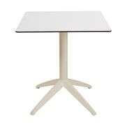 Table Quatro Fold Ezpeleta structure Sand, plateau Blanc