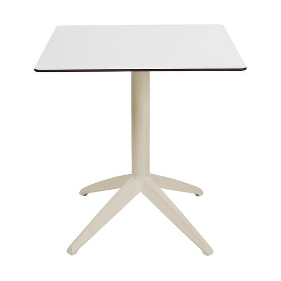 Table Quatro Fold Ezpeleta structure Sand, plateau Blanc