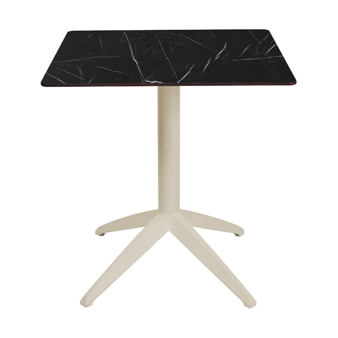 Table Quatro Fold Ezpeleta structure Sand, plateau Marbre noir
