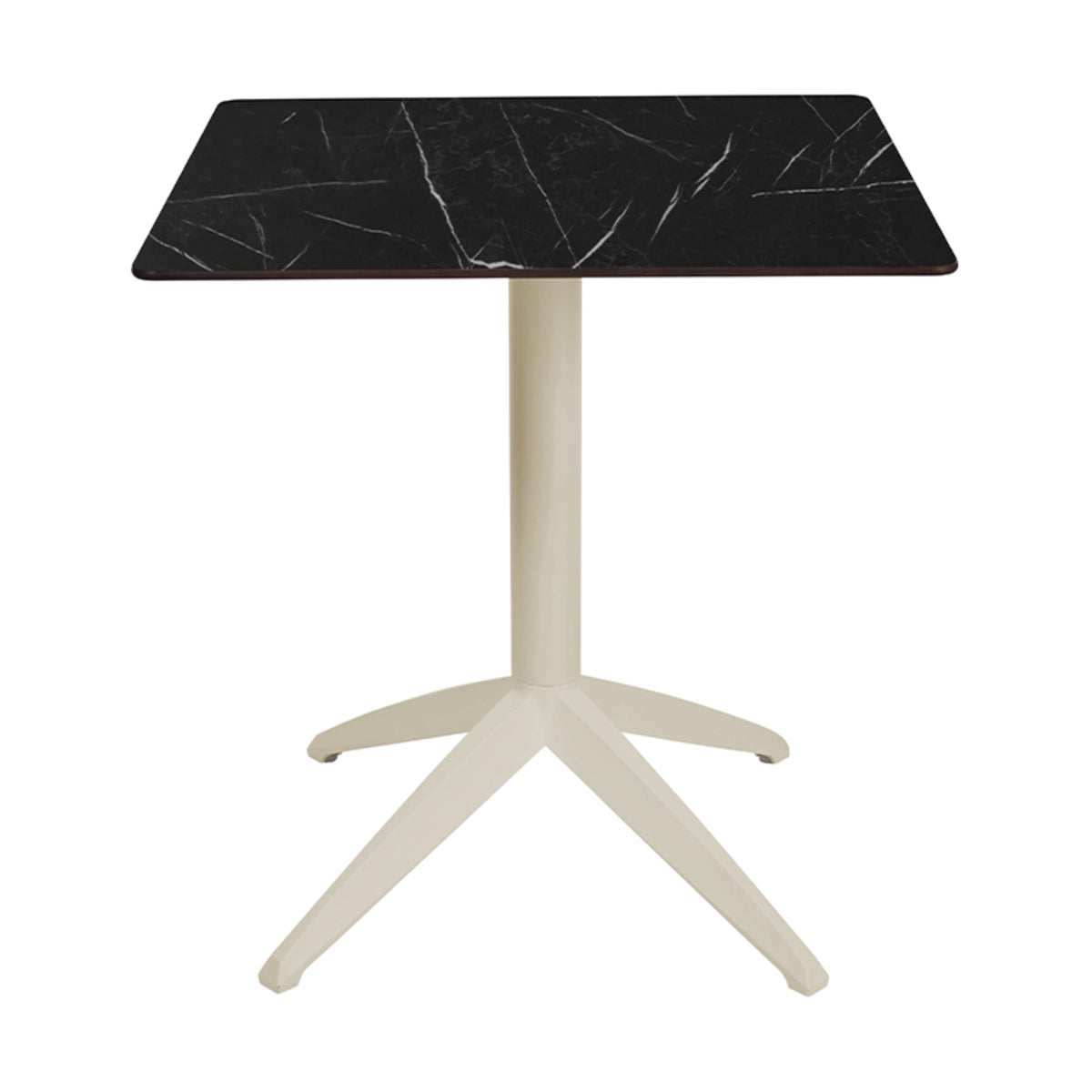 Table Quatro Fold Ezpeleta structure Sand, plateau Marbre noir