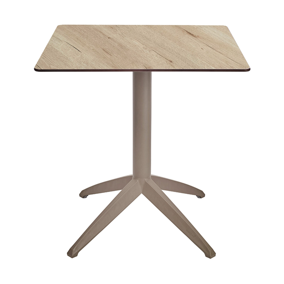 Table Quatro Fold Ezpeleta structure Taupe, plateau Chêne