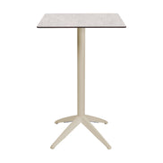 Table haute Quatro High Fix Ezpeleta, structure sand, plateau minéral