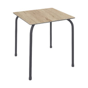 Table Rodas Ezpeleta, structure anthracite, plateau chêne