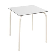 Table Rodas Ezpeleta, structure blanc, plateau blanc
