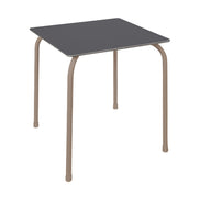 Table Rodas Ezpeleta, structure taupe, plateau anthracite