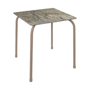 Table Rodas Ezpeleta, structure taupe, plateau stone