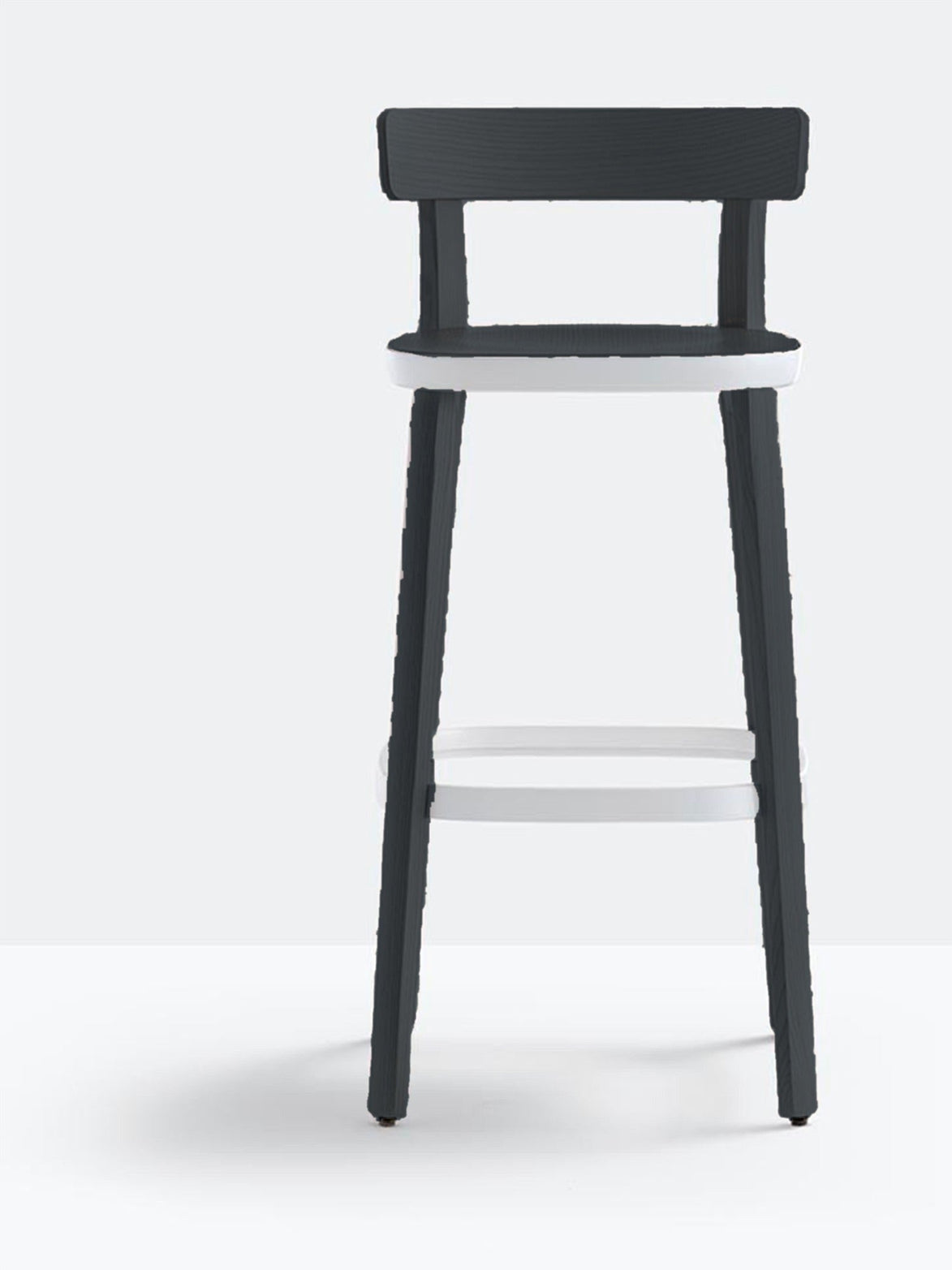 Tabouret de bar Folk 2937 Pedrali, frêne Noir AN