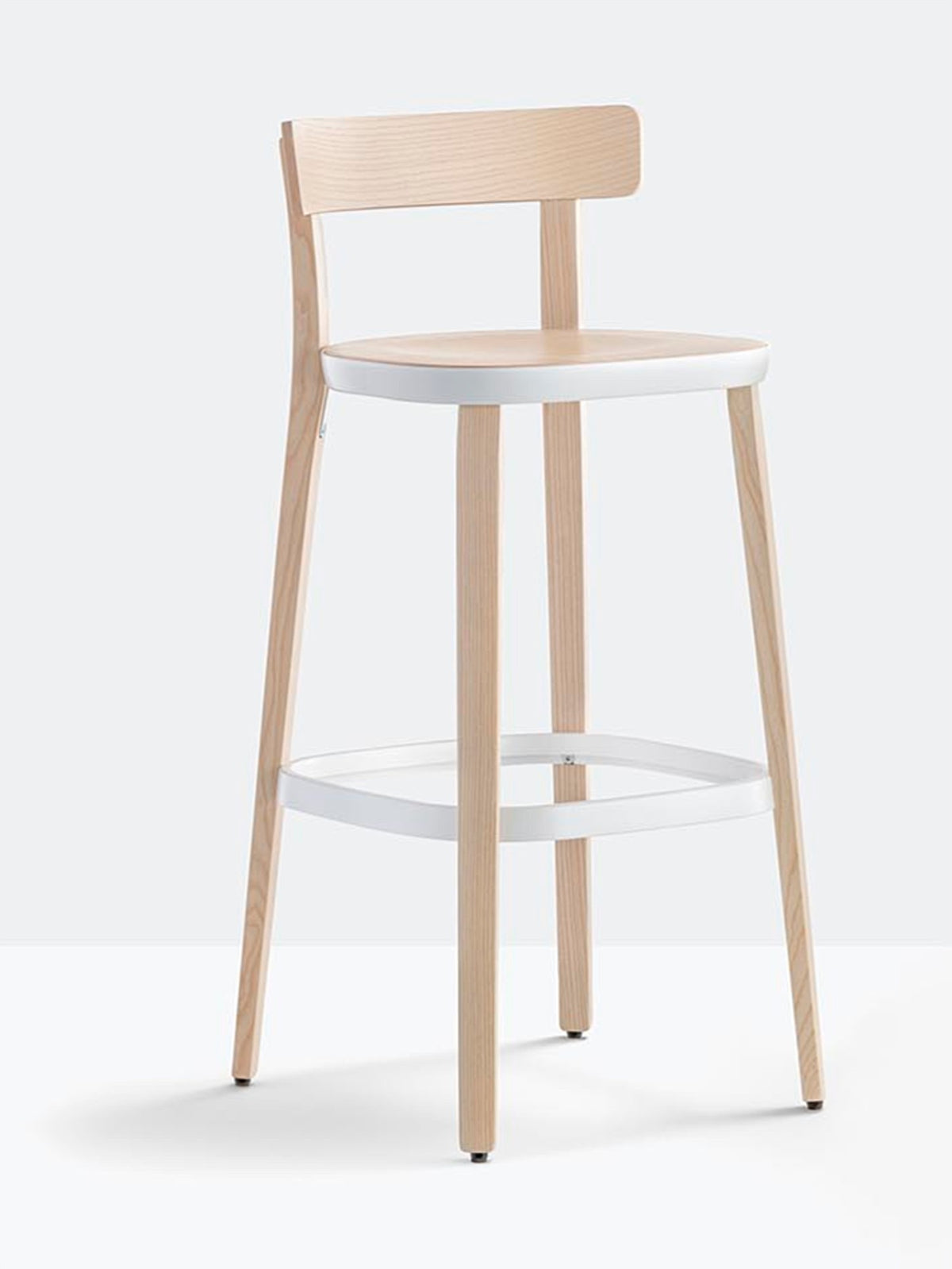 Tabouret de bar Folk vue de trois quarts