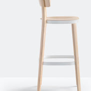 Tabouret de bar Folk vue de profil