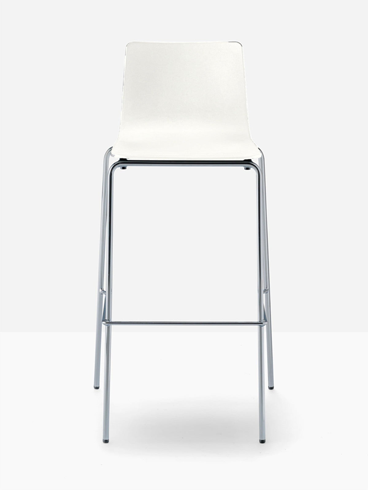 Tabouret de bar Inga 5607 Pedrali, coque Blanc BI