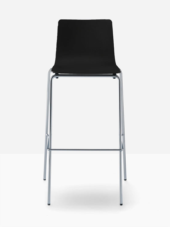 Tabouret de bar Inga 5607 Pedrali, coque Noir NE