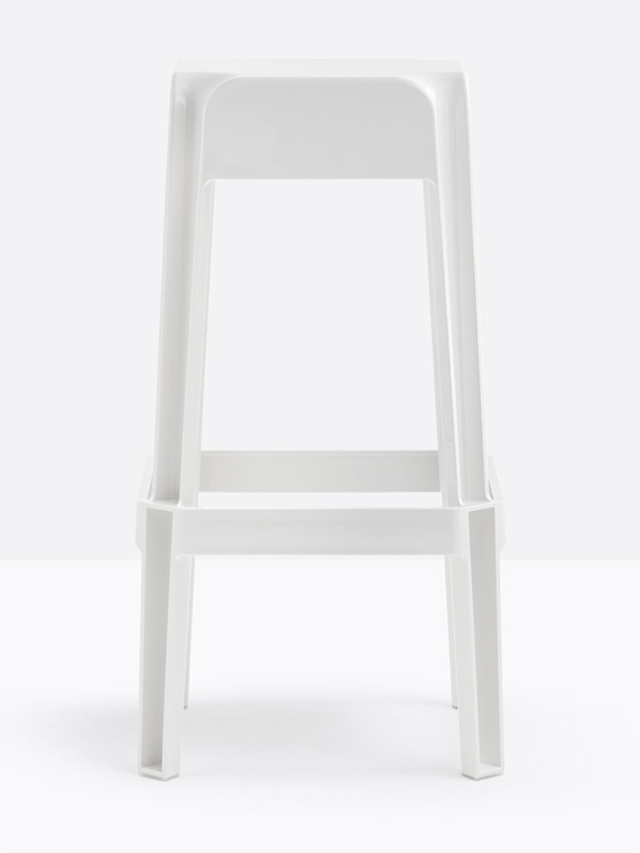 Tabouret de bar Rubik Pedrali blanc